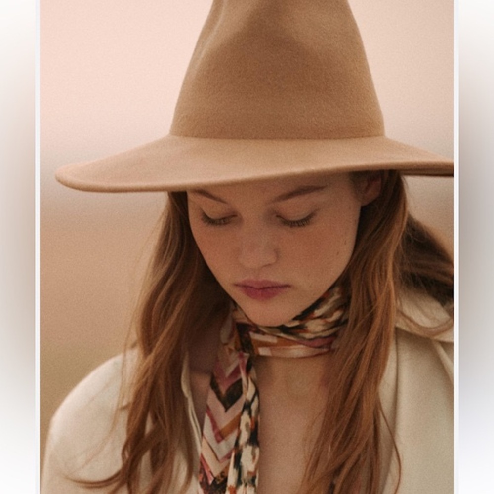 NWT Anthropologie Wool Rancher Hat